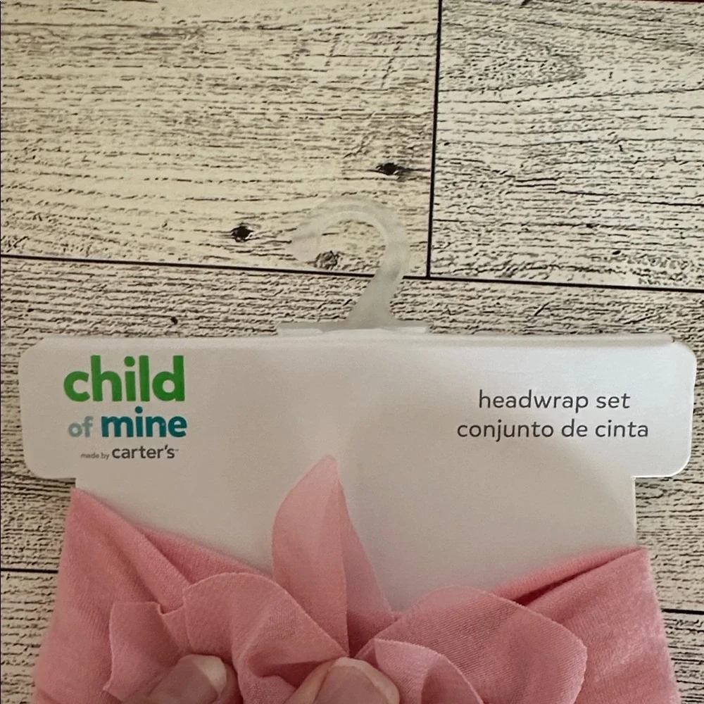 🌵3/$15 Child of Mine Pink and White Floral Headwrap Set ( see description)